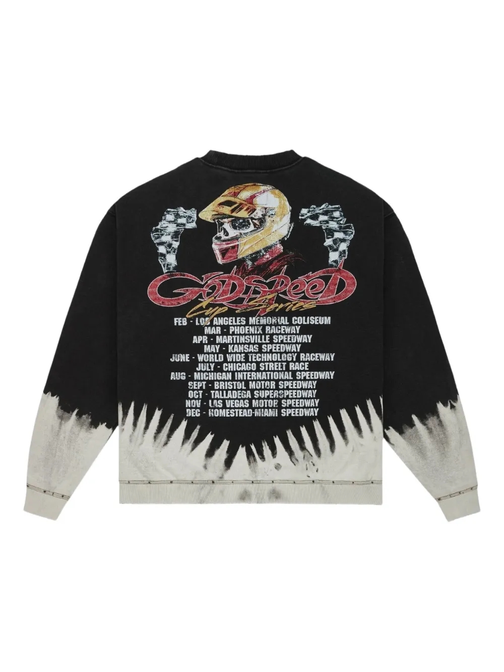 GODSPEED F.T.W LS graphic sweater back view